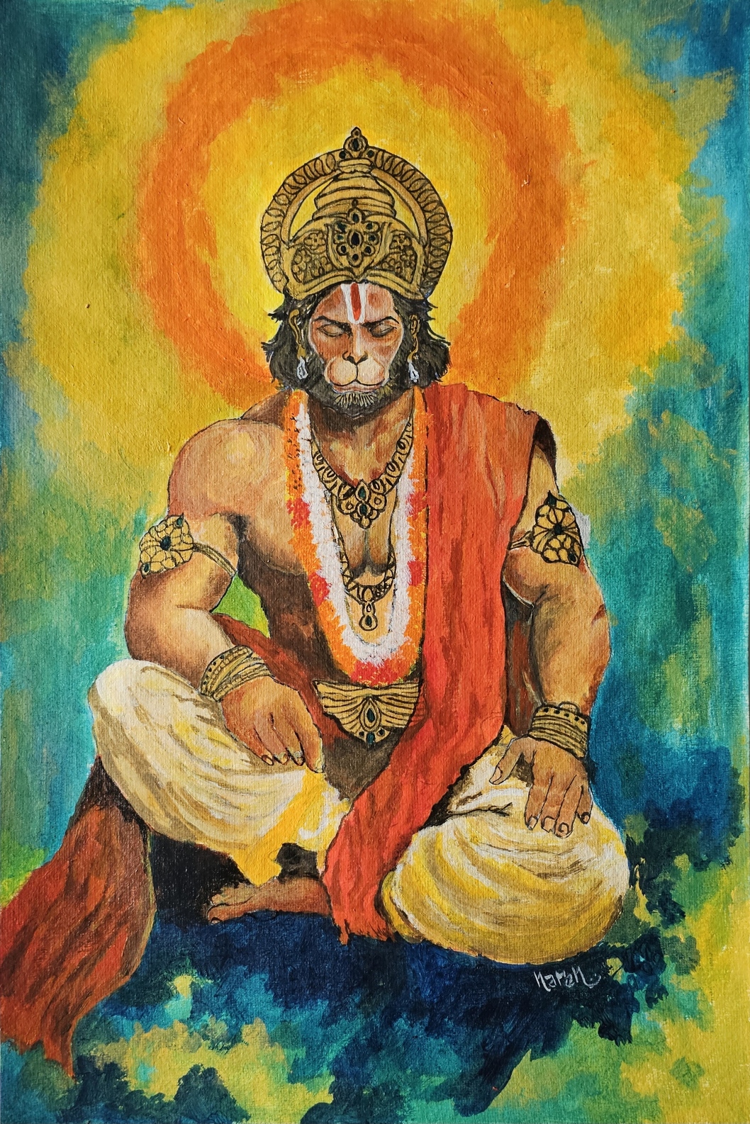 The Stillness of Strength - Shri Hanuman